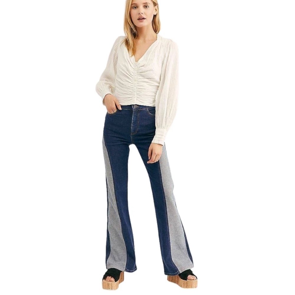 Free People Jeans We The Free Flip It & Reverse It Wide Leg Jeans